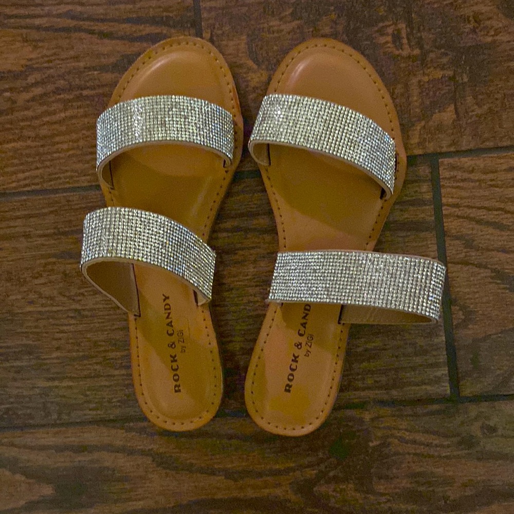 Sparkly sandals! Size 7 1/2 Rock and Candy brand! Never worn
